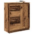 vidaXL Komoda so zásuvkami, staré drevo 71x35x84 cm, kompozitné drevo