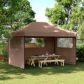 vidaXL Párty stan 279 x 410 x 315 cm Hnedá Oxfordská látka