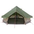 vidaXL Tipi stan 18-miestny Zelená Polyester a oceľ