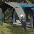vidaXL Tunelový stan 4-miestny Modrá 185T Polyester s PU náterom