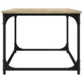 vidaXL Konferenčný stolík dub sonoma 102x50x40cm sprac. drevo a železo