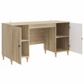 vidaXL Stôl Sonoma 142,5 x 50 x 75 cm Kompozitné drevo