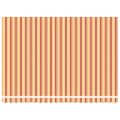 vidaXL Sklopná markíza Žltá a oranžová 450 × 300 cm Tkanina a hliník