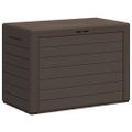 vidaXL Záhradný úložný box hnedý 78x44x55 cm