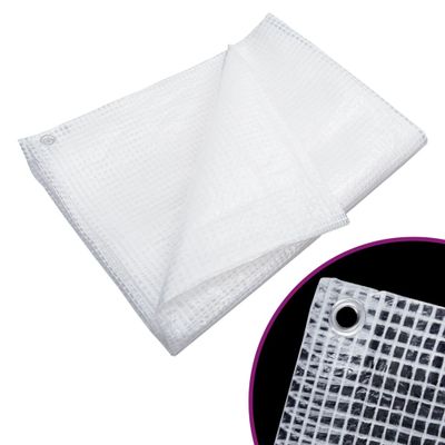 vidaXL Celta Leno 140 g/m² 4x8 m biela