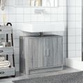 vidaXL Skrinka pod umývadlo sivá sonoma 63x29x55 cm spracované drevo