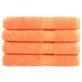 vidaXL Prémiové uteráky SOLUND 4 ks oranžová 100x200cm 600 g/m2