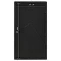 vidaXL 3D fotorámiky 3 ks čierne 18x35 cm na 3 obrázky (10x15 cm)