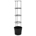 vidaXL Kvetináč na paradajky antracitový Ø29,5x115 cm polypropylén
