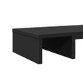 vidaXL Stojan na monitor čierny 60x24x10,5cm kompozitné drevo
