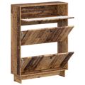 vidaXL Skriňa na topánky EDE 78 x 24 x 103 cm Kompozitné drevo