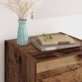 vidaXL Servírovacia skriňa Staré drevo 34,5 x 34 x 90 cm