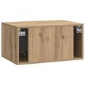 vidaXL Nástenná TV skrinka 59,5 x 41 x 30 cm Dub artisan