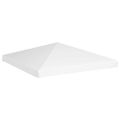 vidaXL Strieška na altánok 270 g/m², 3x3 m, biela