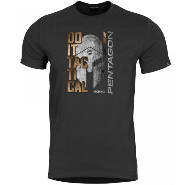 K09012-DI-01-Black-XL Pentagon Ageron T-Shirt "DO IT"