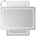 vidaXL LED kúpeľňové zrkadlo 60x90 cm