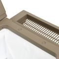 vidaXL 3-v-1 servírovací vozík bledohnedý polypropylén