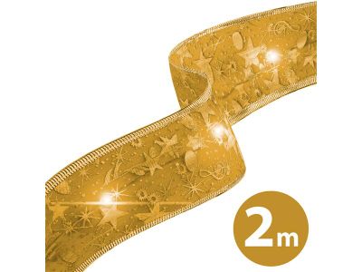 Stuha vianočná LED FAMILY 58933B 2m
