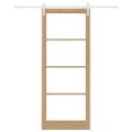 vidaXL Posuvné dvere ORKDAL Prírodná 93 x 232 cm