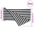 vidaXL Tieniaca sieť antracitovo-biela 1,2x25 m HDPE 75 g/m²