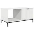 vidaXL Konferenčný stolík Biela 90 x 49 x 46 cm Kompozitné drevo