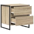 vidaXL Nočný stolík 2 ks Sonoma 50 x 39.5 x 50 cm Kompozitné drevo