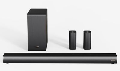 FENDA F&D repro HT-500DA/ Dolby Atmos HT/ 190W/ BT5.3/HDMI(ARC)/AUX/optický/koaxiální/USB vstup/ dálkové ovládání Reproduktory, 5.1, soundbar, 190W, dálkové ovládání, Bluetooth, USB, AUX, cerné