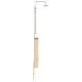 vidaXL Externá sprcha 246 cm Prírodná