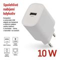 Nabíjačka USB EMOS V01B10 BASIC univerzálna 2A (10W) max.