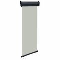 vidaXL Bočná markíza na balkón 60x250 cm, sivá
