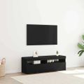vidaXL TV skrinka 120 x 35 x 40 cm Čierny dub Kompozitné drevo