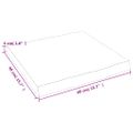 vidaXL Stolová doska svetlohnedá 40x40x(2-4)cm ošetrený masív hrany