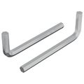 vidaXL Šesťhranný kľúč 2 ks Strieborná 32 x 86 mm Oceľ