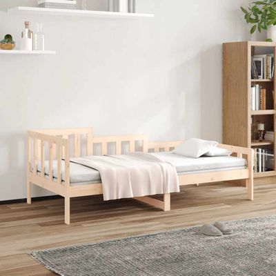 vidaXL Denná posteľ s matracom 90x200 cm masívna borovica