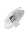 Q-101P LED panel 6W 660lm 4000K biely - kruhový vstavaný Qtec
