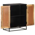 vidaXL Komoda 60x35x75 cm surové mangovníkové drevo