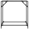 vidaXL Konferenčný stolík priehľadná sklenená doska 80x35x81 cm oceľ