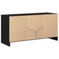 vidaXL TV jednotky 100 x 34 x 50 cm Čierna Kompozitné drevo
