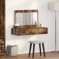 vidaXL Toaletný stolík Hnedá 100 x 40 x 70 cm Kompozitné drevo