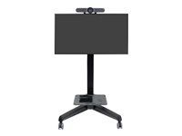 Vozík - Technológia konštantnej sily - pre Displej LCD - kapacita 22,7 - 40,8 kg - hliník, oceľ, ABS plast, zliatina zinku, glass-filled nylon - čierna - veľkosť obrazovky: 37"-75"