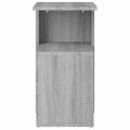 vidaXL Príručný stolík sivý dub sonoma 36x30x56 cm spracované drevo