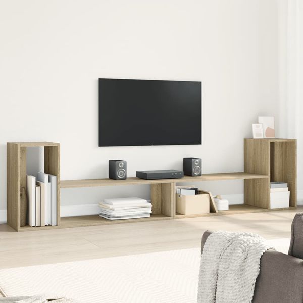 vidaXL TV skrinky 2 ks dub sonoma 100x30x50 cm kompozitné drevo