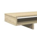 vidaXL Stojan na monitor dub sonoma 100x27x15 cm kompozitné drevo