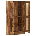vidaXL Knižnica, staré drevo 82,5x30,5x150 cm, kompozitné drevo