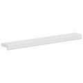 vidaXL Parapetné dosky Biela 80 x 10 x 4,5 cm PVC