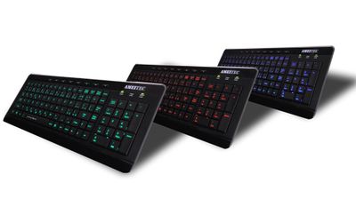 AMEI AM-K3001R/Drôtová USB/ CZ layout/Čierna