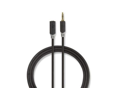 Kábel Jack 3,5mm konektor/Jack 3,5mm zdierka 1m NEDIS CABW22000AT10