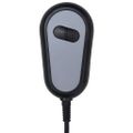 vidaXL Elektrické sklápacie kreslo tmavozelené látkové