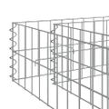 vidaXL Gabiónový vyvýšený záhon pozinkovaná oceľ 300x100x20 cm