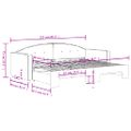 vidaXL Denná posteľ s rozkladacou posteľou ružová 80x200 cm zamat